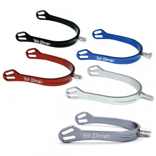 Tech Stirrups Tech Milan Spurs w-3 Tip Set